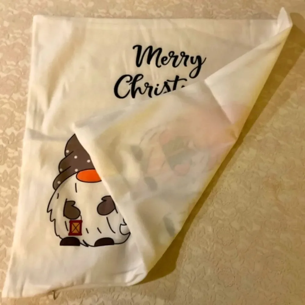 Merry Christmas Gnome Pillow Cover